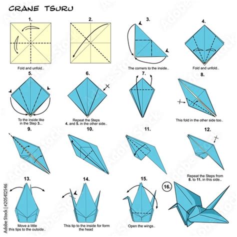 sheet metal origami crane|origami crane step by step pictures.